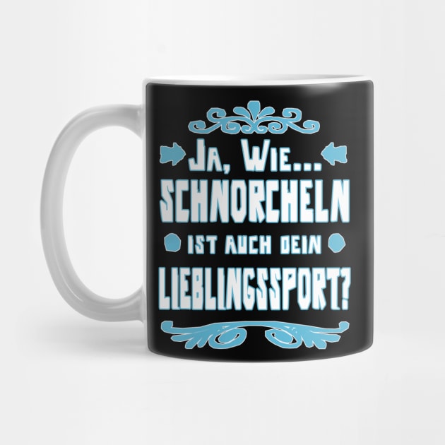 Schnorcheln Tauchen Korallen Mädchen Spruch by FindYourFavouriteDesign